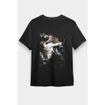 Darkhane Saldırgan Kurt Siyah Unisex Tişört T-Shirt - 001-Siyah - M