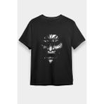 Darkhane Samuray Maskesi Siyah Unisex Tişört T-Shirt - 001-Siyah - 2XL