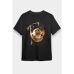 Darkhane Sevimli Dostum Rottweiler Siyah Unisex Tişört T-Shirt - 001-Siyah - XS
