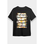 Darkhane Sihirbaz Fil Sirk Fili Şapkada Tavşan Siyah Unisex Tişört T-Shirt - 001-Siyah