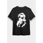 Darkhane Siyah Beyaz Güneş Gözlüğü Fashion Siyah Unisex Tişört T-Shirt - 001-Siyah - XS