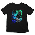 Darkhane Süpürgeli Cadı Siyah Unisex Çocuk Tişört T-Shirt - 001-Siyah - 3 - 4 Yaş
