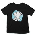 Darkhane Tatlı Dalmaçyalı Siyah Unisex Çocuk Tişört T-Shirt - 001-Siyah - 3 - 4 Yaş