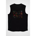 Darkhane Tıbbi Aletler Siyah Unisex Kolsuz Tişört Kesik Kol T-Shirt - 001-Siyah - 2XL