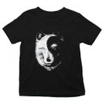 Darkhane Uzakdoğulu Kurt Siyah Unisex Çocuk Tişört T-Shirt - 001-Siyah - 11 - 12 Yaş