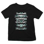 Darkhane Yaban Mersini Donut Siyah Unisex Çocuk Tişört T-Shirt - 001-Siyah - 7 - 8 Yaş
