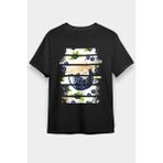 Darkhane Yaban Mersini Siyah Unisex Tişört T-Shirt - 001-Siyah - XS