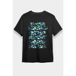Darkhane Yaban Mersini Siyah Unisex Tişört T-Shirt - 001-Siyah