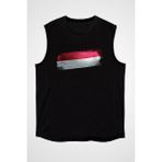 Darkhane Yemen Siyah Unisex Kolsuz Tişört Kesik Kol T-Shirt - 001-Siyah - 2XL