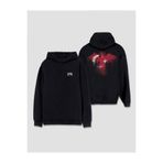Darkia Türk Bayrağı Şahin Göktürk Türk Yazılı Sırt Baskılı Kapşonlu Sweat Hoodie
