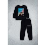 Darkiakids Blackpink Müzik Grubu Özel Tasarım Baskılı Çocuk Sweatshirt-eşofman Takımı