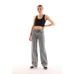 Darkly Jeans Kadın Siyah Yüksek Bel Straight Fit Jean Pantolon