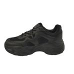 Darkstep 143Z Ortopedik Triko Hafif Taban Günlük Siyah Kadın Sneaker Spor Ayakkabı