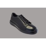 Darkwood-Sneakers-Günlük Spor-Hakiki Deri-Erkek Ayakkabı-Siyah Renk - Siyah-001