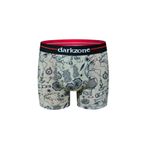 Darkzone Erkek Dijital Baskılı Harita Desenli Boxer Dzn2068, Renkli, S