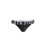 Darkzone Erkek Siyah Deri Arkası Açık Jockstrap Siyah S