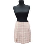 Darlin Moda Kadın Pembe Pileli Tüvit Mini Etek DM3291 - 34