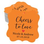 Darling Souvenir hediyelik eşya Cheers to love Bottle gün kişisel Düğün favor Gewohnheit Fall-yenileme lieben 100 Stichwörter Turuncu