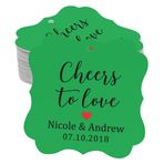 Darling Souvenir hediyelik eşya Cheers to love Bottle gün kişisel Düğün favor Gewohnheit Fall-yenileme lieben 100 Stichwörter Yeşil