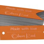 Darling Souvenir MADE WITH LOVE Bridal Shower-Baby Shower-Emeklilik-Düğün-Doğum Günü Şişesi Etiketi Gerçek Gül Altın Folyo Kişiselleştirilmiş Favor Hang Etiket 50'li Paket