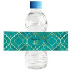 Darling Souvenir MADE WITH LOVE Çeyrek Folyo Baskılı Su Şişesi Etiketleri- Kendinden Yapışkanlı Parti Koleksiyonu Şerefe 40 Su Şişesi Çıkartması, Düğün, Doğum Günü, Yıl Dönümü Partisi için Harika - 32'li Paket