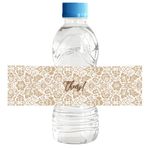 Darling Souvenir MADE WITH LOVE Çiçek Temalı Baskılı Su Şişesi Etiketleri - Kendinden Yapışkanlı Parti Koleksiyonu Şerefe! Su Şişesi Çıkartmaları Düğün, Doğum Günü, Nişan Partisi için Mükemmel - 32'li Paket