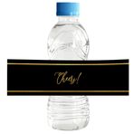 Darling Souvenir MADE WITH LOVE Klasik Siyah Baskılı Su Şişesi Etiketleri - Kendinden Yapışkanlı Parti Koleksiyonu Şerefe! Su Şişesi Çıkartmaları Düğün, Doğum Günü, Nişan Partisi için Mükemmel - 32'li Paket