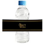 Darling Souvenir MADE WITH LOVE Klasik Siyah Su Şişesi Etiketleri - Kendinden Yapışkanlı Parti Koleksiyonu 40 Su Şişesi Çıkartması, Düğün, Doğum Günü, Yıl Dönümü Partisi için Harika - 32'li Paket