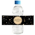 Darling Souvenir MADE WITH LOVE Su Şişesi Etiketleri - Yıldız Baskı, Kullanımı Kolay Parti Malzemeleri - Su Şişesi İdeal Nişan Partisi, Düğün, Doğum Günü Partisi için Kişiselleştirilmiş Tarih Çıkartması - 32'li Paket