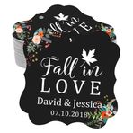 Darling Souvenir Yenileme hediyelik eşya Fall in Love sonbahar-Fall düğün favor-Fall-bireysel Bonbonniere anahtar kelimeler 100 Stichwörter Siyah
