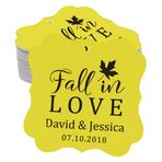 Darling Souvenir Yenileme hediyelik eşya Fall in Love sonbahar-Fall düğün favor-Fall-bireysel Bonbonniere anahtar kelimeler 50 Schlagwörter Sarı