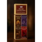 Darshan Square Collection 24 Farklı Aromalı Çubuk Tütsü Seti | 150'LI Büyük Paket | Meditasyon & Ortam Kokulandırma - 1 Adet