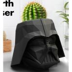 Darth Vader Low-Poly Geometrik Saksı - Star Wars Temalı Modern Masaüstü Dekoratif Obje