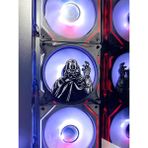 Darth Vader Siyah Çerçeveli 120X120 mm Oyun Pc Aksesuarı, Masaüstü Bilgisayar Fan Kapağı Gaming