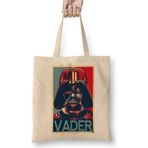 Darth Vader Star Wars Bez Çanta Uzun Saplı - Açık Bej - 40 X 40