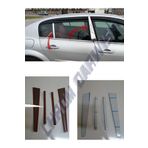 darwish Renault Megane 2 Uyumlu Krom Cam Direk 4 Prç Sedan / Hb Uyumlu Krom Kapı Direği Cam Dıreğı