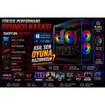 Daryun DYX99 İ3-10100F 16GB Ddr4 Ram 256GB SSD RX580 8 GB Ekran Kartı Oyuncu Masaüstü Bilgisayar - Windows 10 Pro