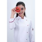 Das Uniform Düz ÇıtÇıt Şef Gömlek Aşçı Kıyafeti Chef Aşçı Forması