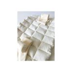 Das Yün Yıkanmamış Koyun Yünü Dolgulu Bel Kuşağı Krem Renkli Kas Ağrısı Giderici Pamuk Kılıf