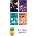 Dashiell Hammett 4 Kitap Seti + Çim Adam Hediye - Hayır