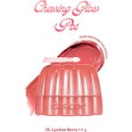 Dasique Esnek Jel Dokulu, Nemlendirici, Parlak Bitişli Ruj & Allık Dasıque Chewing Glow Pot 10 Lychee Berry