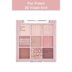 dasique Göz Farı Eyeshadow Palette 16 Violet Knit Made In Korea (MARİCO COSMETİC)