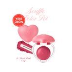 dasique Yoğun Pigmentli Köpük Yapıda Kadife Bitişli Ruj & Allık Souffle Color Pot 10 Sweet Pink