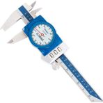 Dasqua 3004-0005 Dijital Kadranlı Kumpaslar 150MM/6″ IP67 Elektronik Mikrometre 0,0005” Metrik, Inç ve Kesirli Dönüştürme, Kılıflı Darbeye Dayanıklı Ölçüm Aleti