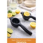 Dasupo Siyah Limon & Narenciye Sıkacağı – Pratik, Dayanıklı, Ergonomik