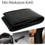 Dat Opel Combo Uyumlu Siyah Dikmeli Direksiyon Kılıfı Araç Dikişli Direksiyon Kılıfı
