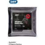 Dat35 İkili Sporcu Havlu Seti 48x90 cm Antibakteriyel Mikrofiber Gym Fitness Plates Boks Tenis Spor Havlusu – Profesyonel Seri - 48 x 90 cm - Siyah - Gri
