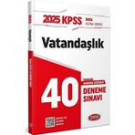 Data 2025 Kpss Vatandaşlık Ultra 40 Deneme Çözümlü Data Yayınları