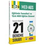 Data 2026 Meb-Ags Eğitimin Temelleri Ve Türk Milli Eğitim Sistemi 21 Deneme Çözümlü Ultra Serisi Data Yayınları