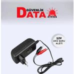 Data Güvenlik 12V Akü Şarj Cihazı Şarj Aleti Akülü Araba Araç Için 12V Adaptör